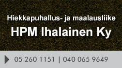 Hiekkapuhallus- ja maalausliike HPM Ihalainen Ky  logo